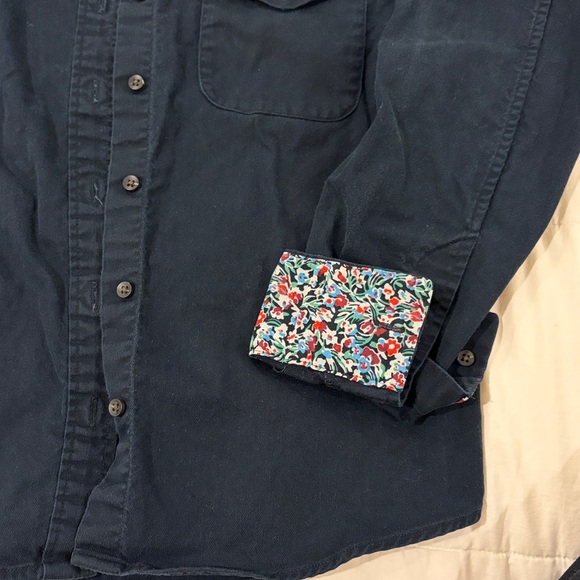 Uniqlo x ines de la fressange navy blue shirt - Picture 4 of 5
